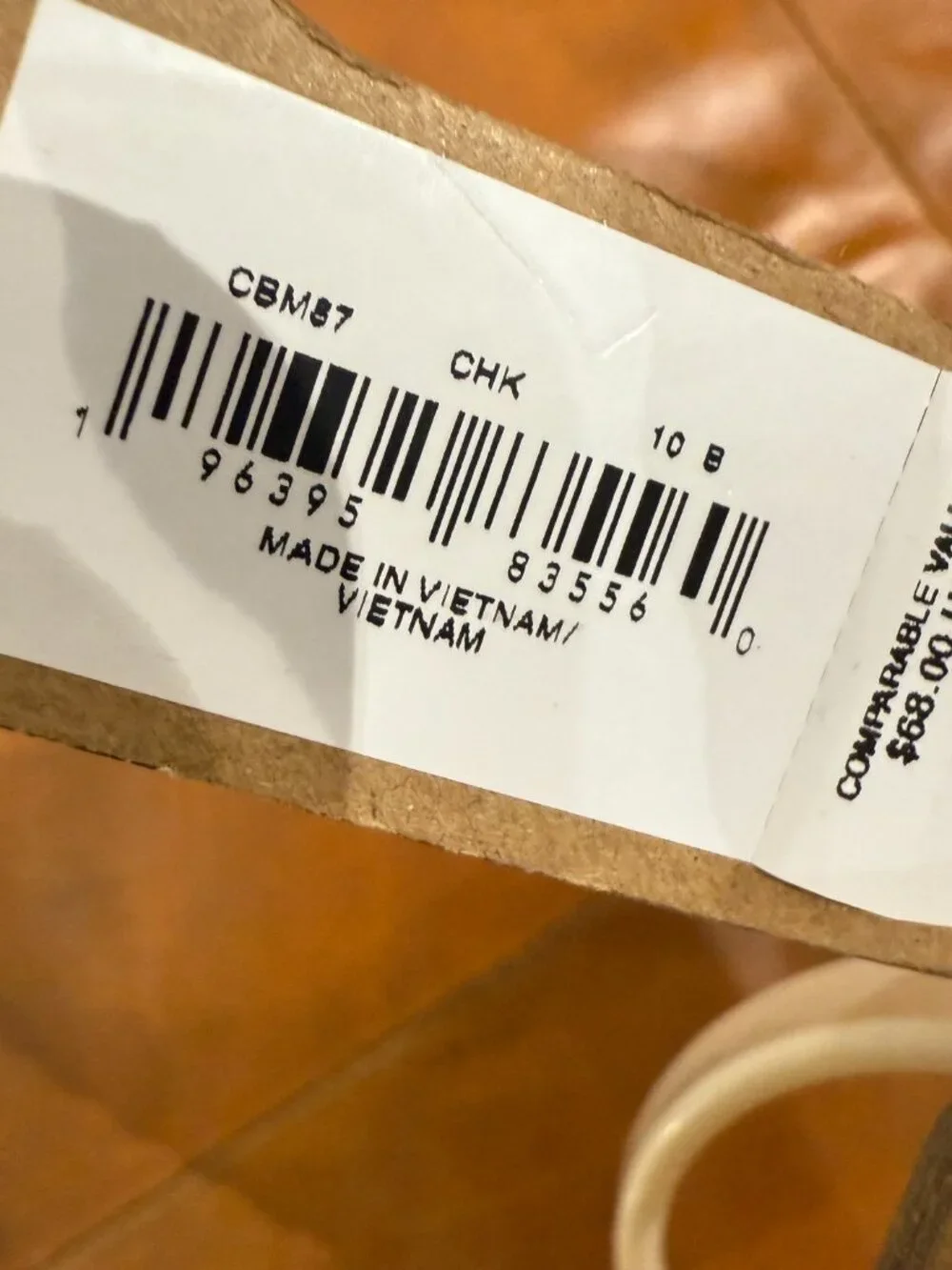 NWT Coach Zayn Flip Flop With Shell Print CBM87 Chalk US 10 - Picture 4 of 4